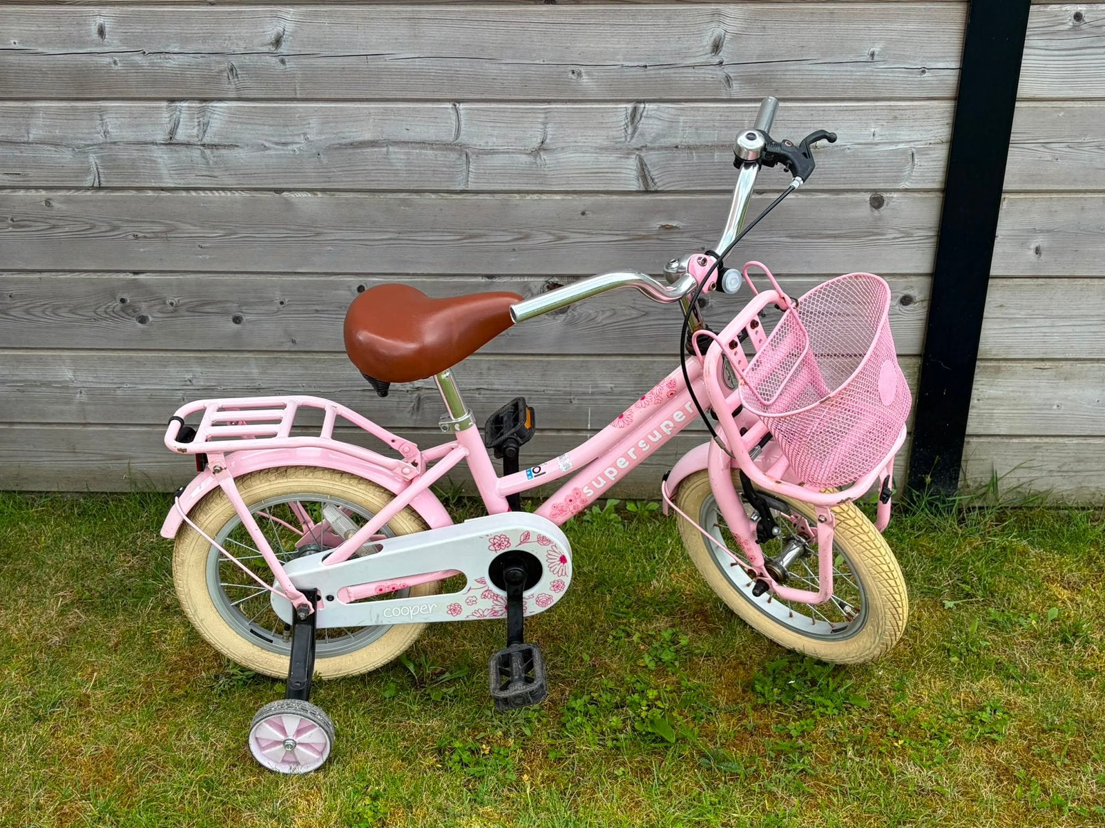Kinderfiets 14inch, Stabilisateurs, Frein à rétropédalage, Enlèvement, Utilisé
