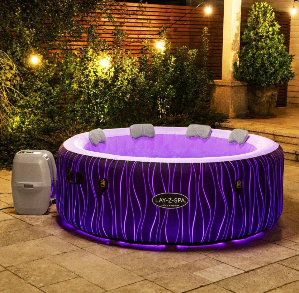 Bestway Lay-Z-Spa Hollywood, Tuin en Terras, Ophalen, Zo goed als nieuw, Filter, Opblaasbaar