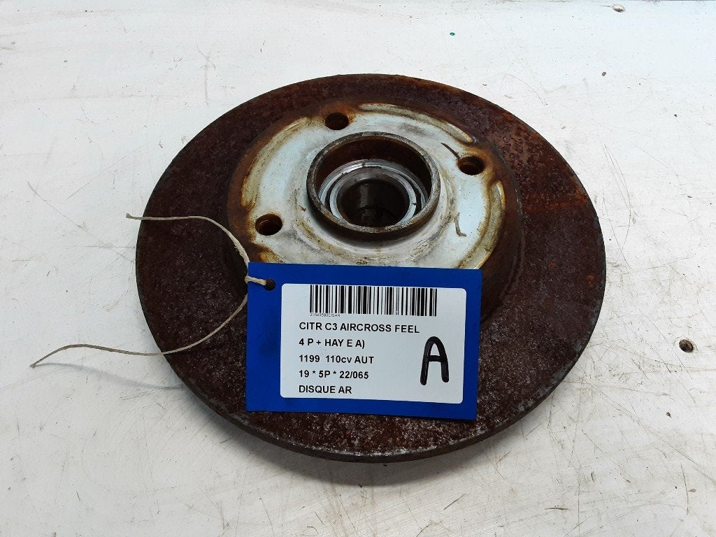 FREIN DISQUE ARRIÈRE Citroën C3 Aircross I (2C / 2R), Citroën, Mevr. I. Hauben, Utilisé, Rue de l'Espoir 34 34
4030  GRIVEGNÉE, BE