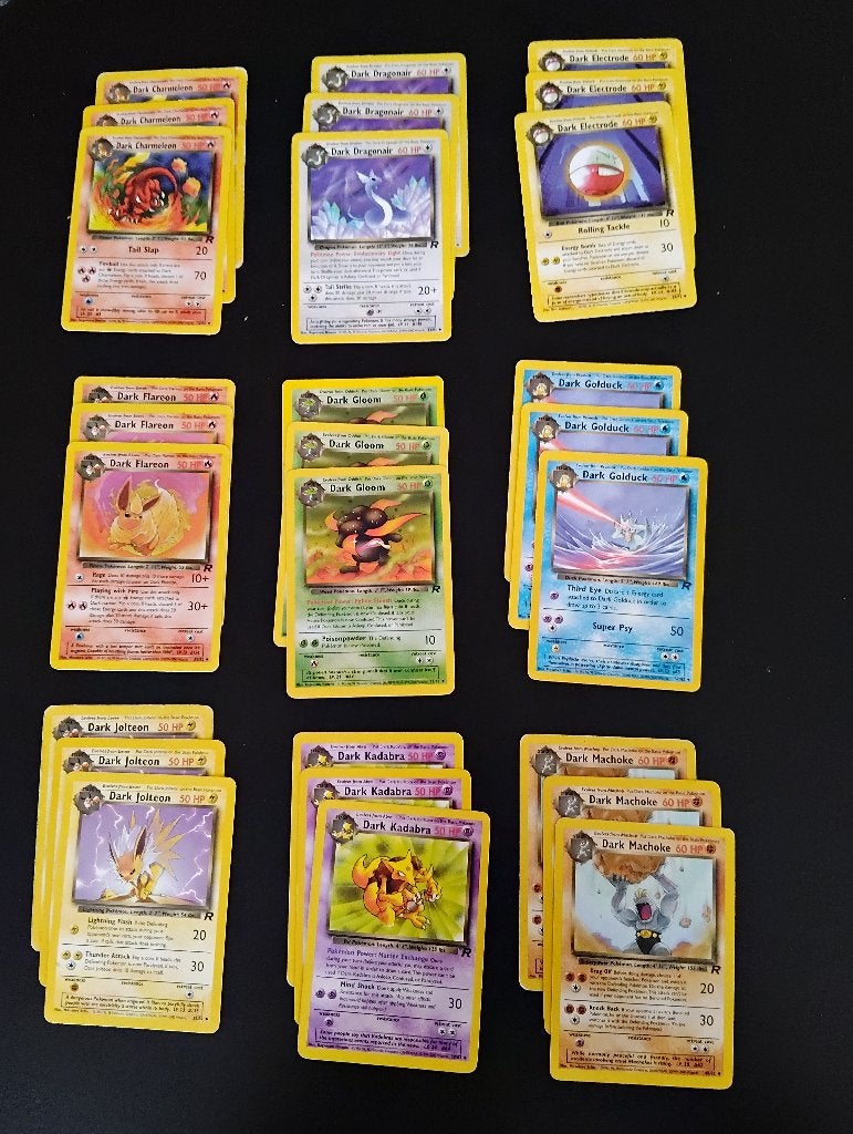Team Rocket PK TCG 1996 Collection (on/gewone speelset), Ophalen of Verzenden, Gebruikt, Meerdere kaarten