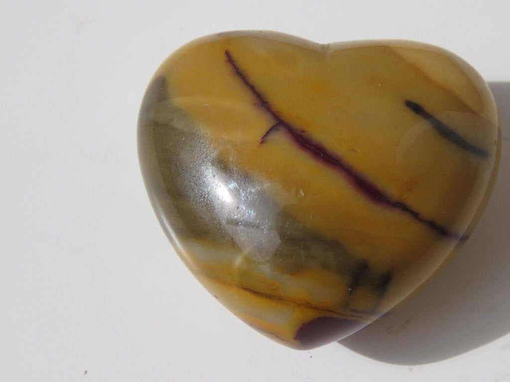 Agate en cristal angélite en forme de cœur, Enlèvement ou Envoi