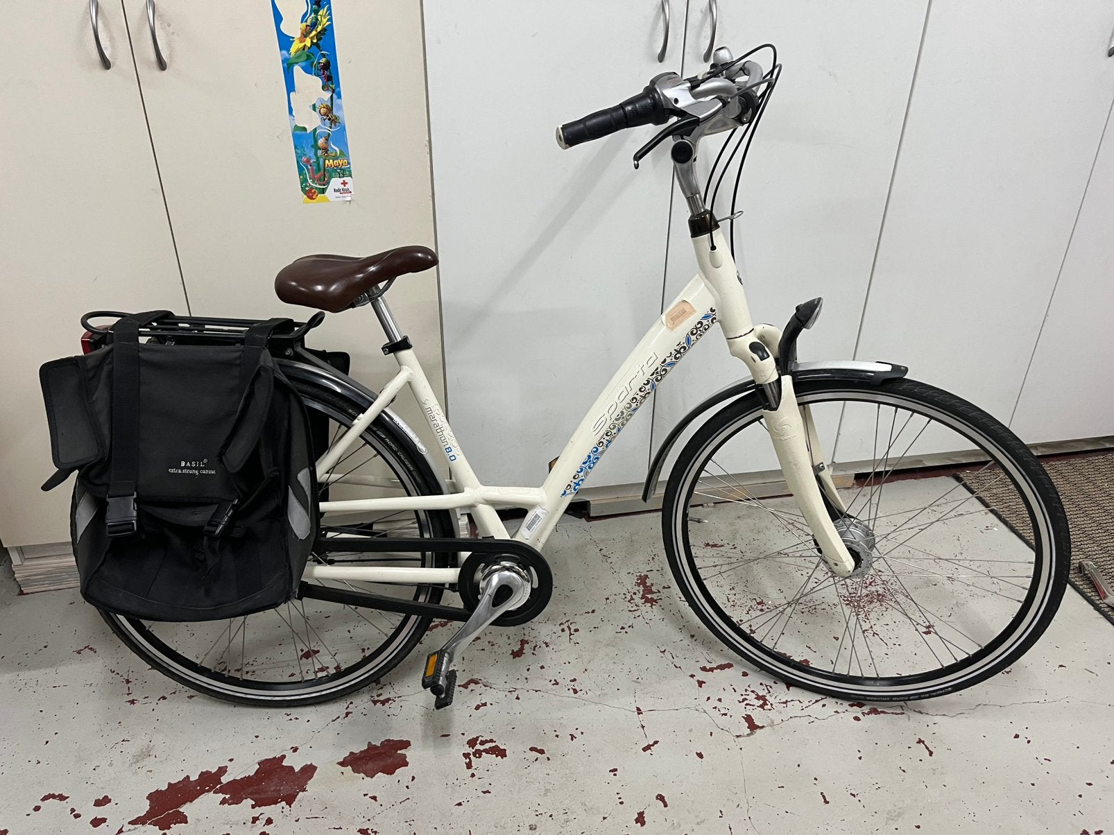 Sparta Marathon 8.0 damesfiets– opbrengst voor goed doel, Fietsen en Brommers, Ophalen, Zo goed als nieuw, Sparta, Versnellingen