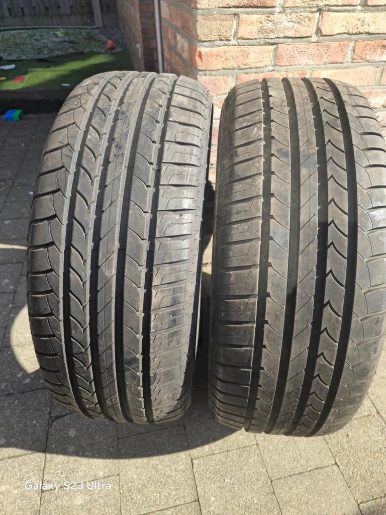 2 Zomerbanden 225 55 R17. 7mm.   Goodyear., Auto-onderdelen, Ophalen, Gebruikt, 17 inch, Band(en)