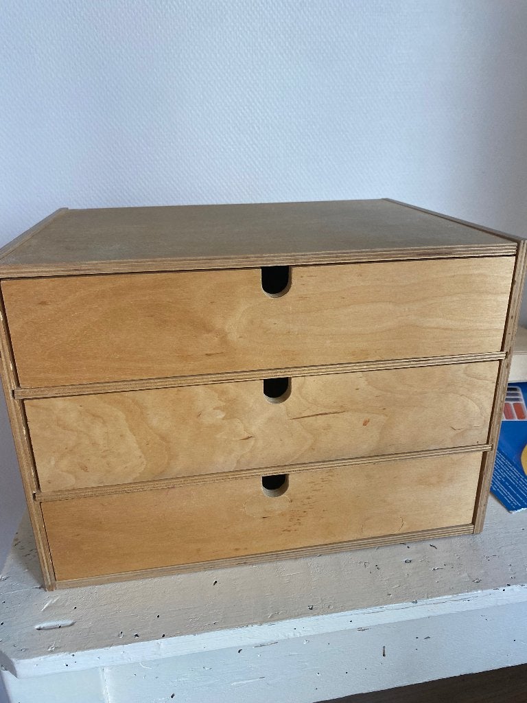 Houten kastje, Kinderen en Baby's, Ophalen, Gebruikt, Bruin, Opbergmeubel