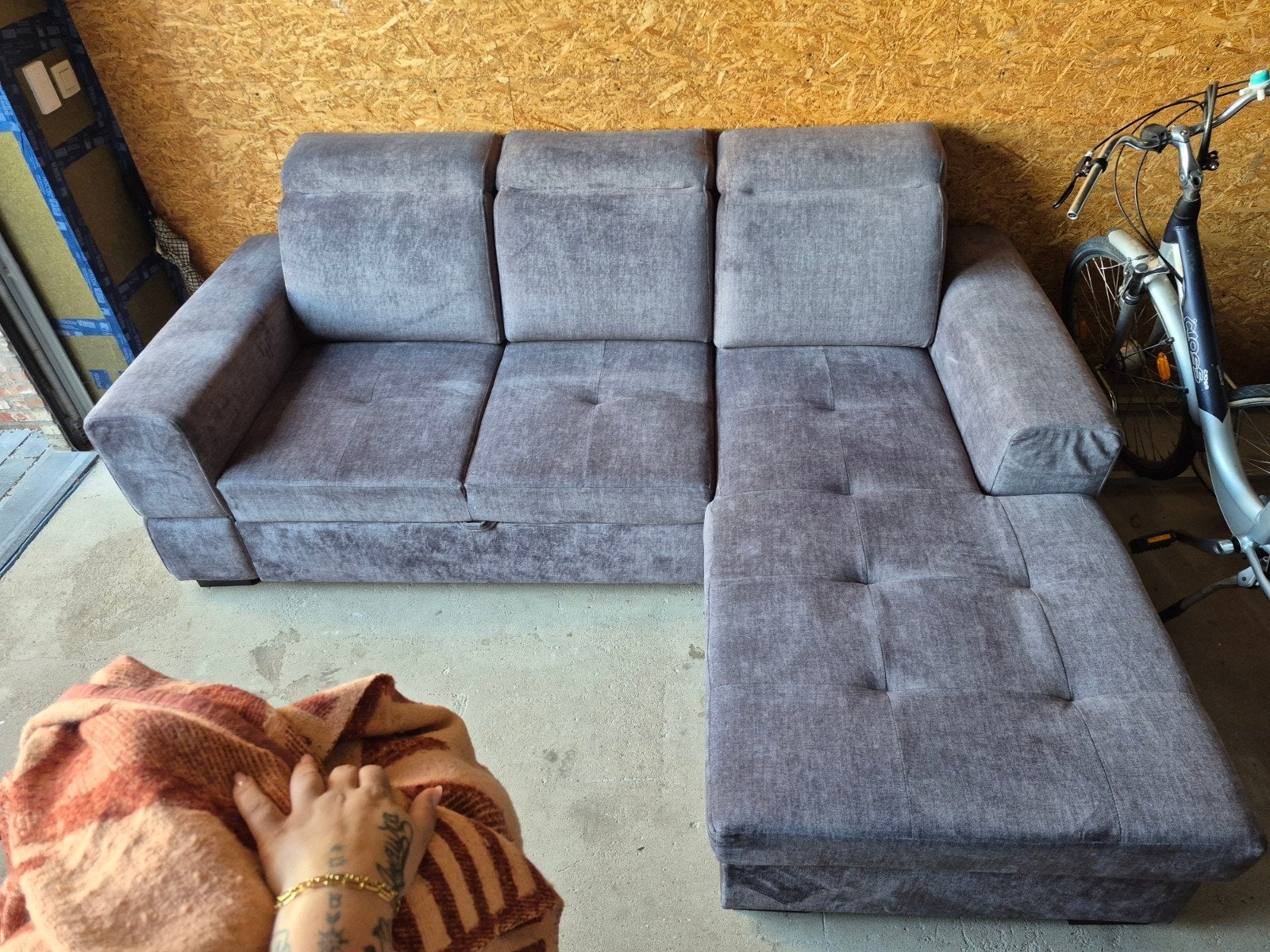 Nieuwe hoekzetel, Maison & Meubles, Canapés | Coins salons complets, Enlèvement