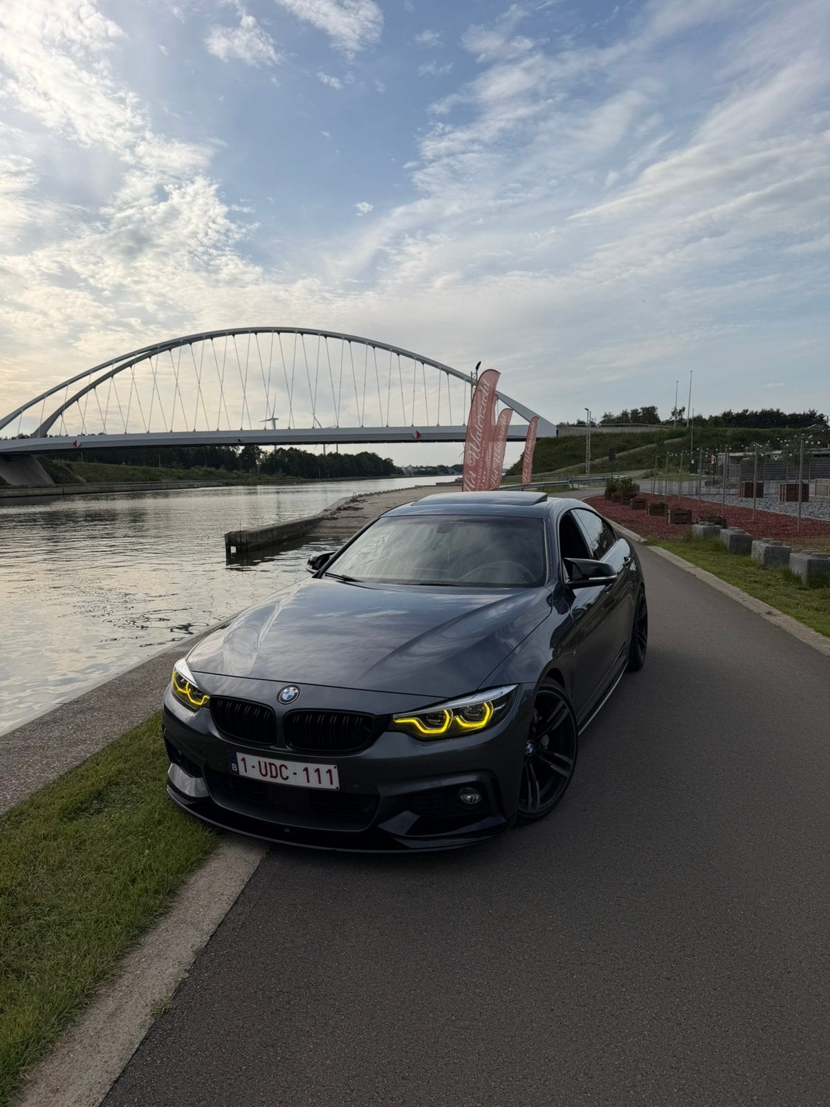 BMW 440i F36 LCI RWD 2018, Autos, BMW, Argent ou Gris, Achat, Phares entièrement LED, Euro 6
