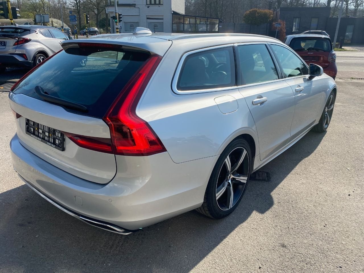 Volvo V90 R Design AUTOMAAT FULL OPTION MET GARANTIE, Autos, Cuir, Argent ou Gris, Achat, V90