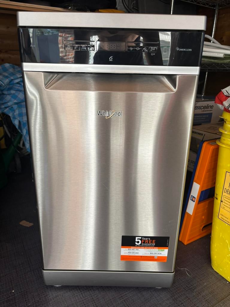 Lave vaisselle whirpool 45 cm jamais utilisé, Electroménager, Enlèvement ou Envoi, Comme neuf