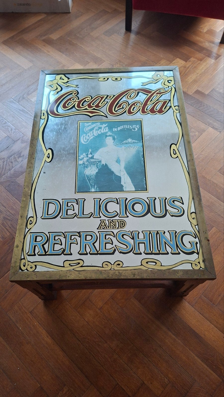 Table basse Coca-Cola vintage, Enlèvement