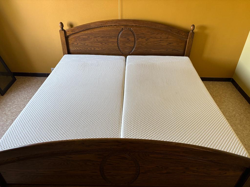 Tempur matras en elektr tempur schotelbedden, Huis en Inrichting, Slaapkamer | Matrassen en Bedbodems, Ophalen, Matras, 180 cm