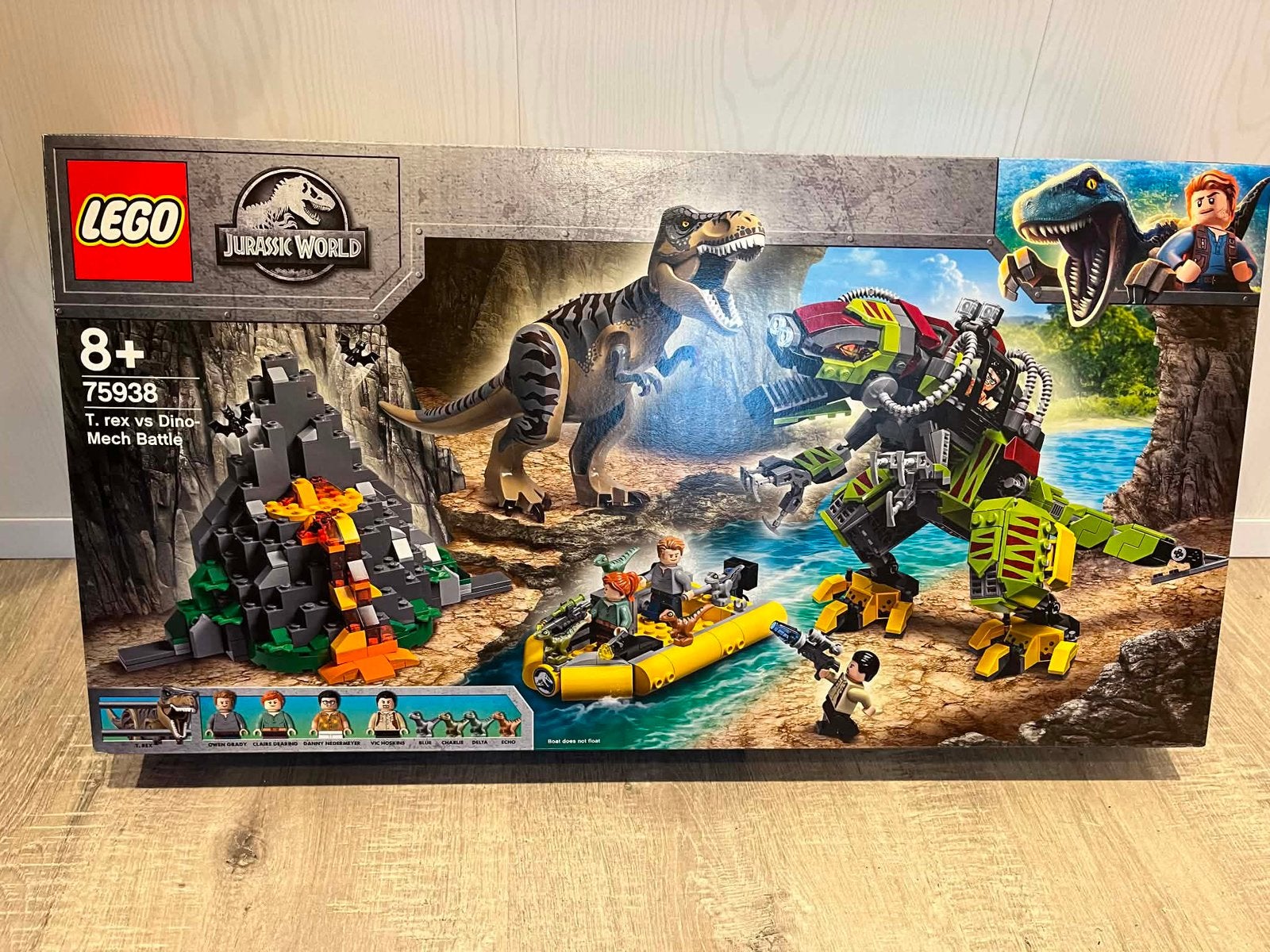 Lego Jurassic World La bataille du T. rex vs le Dino 75938, Ophalen, Zo goed als nieuw, Jurassic World