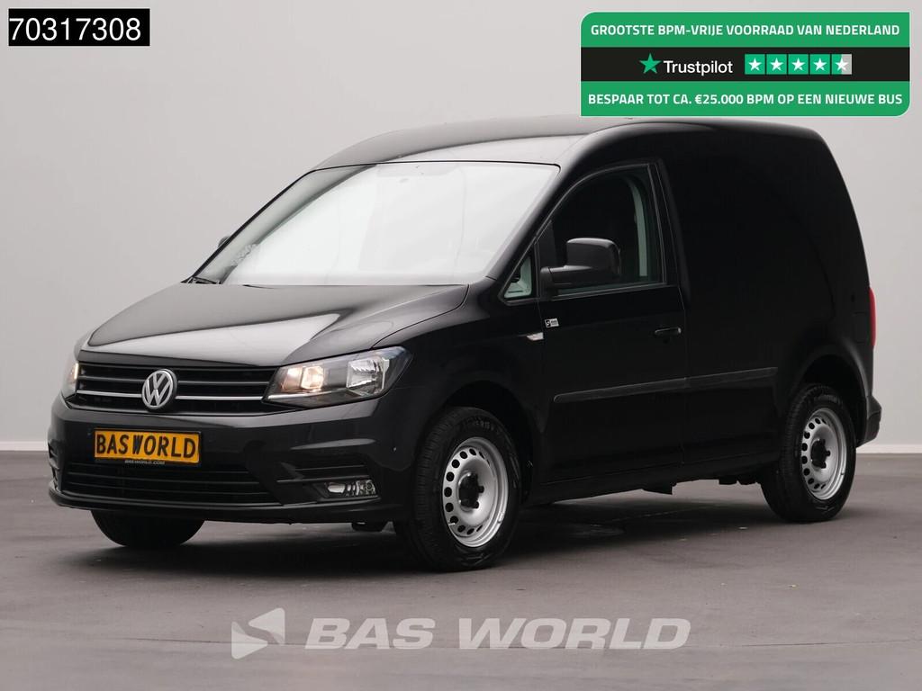 Volkswagen Caddy 102PK Automaat L1H1 Airco Cruise Parkeersen, Auto's, Automaat, 75 kW, Stof, Gebruikt