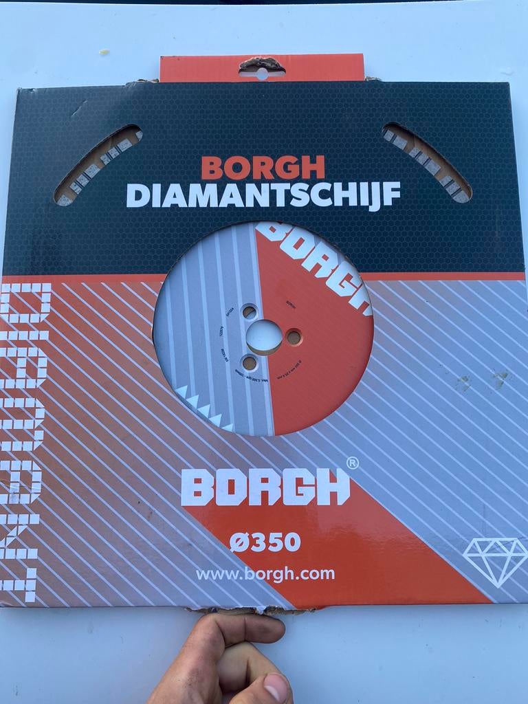 Borgh diamantschijf, Doe-het-zelf en Bouw, Ophalen of Verzenden, Zo goed als nieuw