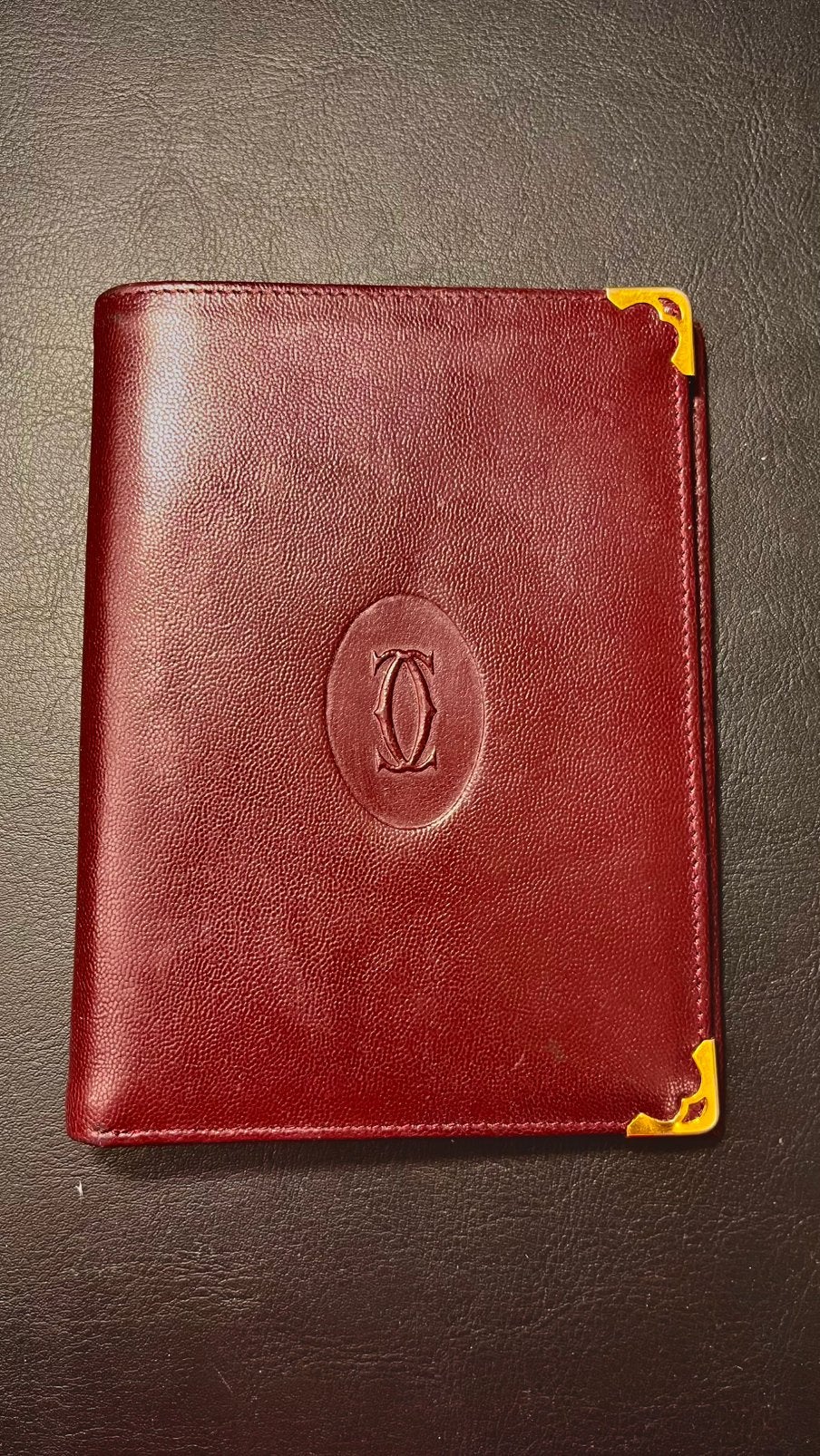 Portefeuille de la maison Cartier, Handtassen en Accessoires, Portemonnees, Nieuw, Leder, Rood, Ophalen