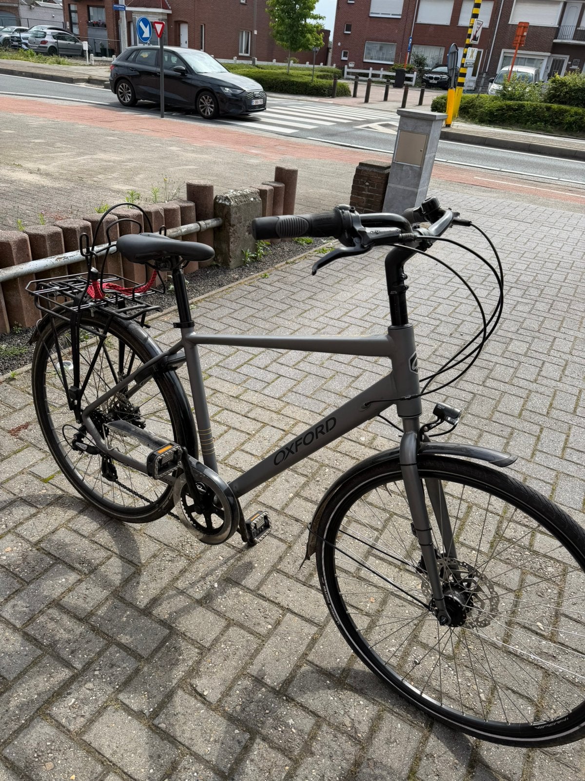 Heren fiets Oxford, Minder dan 10 versnellingen, 49 tot 53 cm, Zo goed als nieuw, Schijfrem