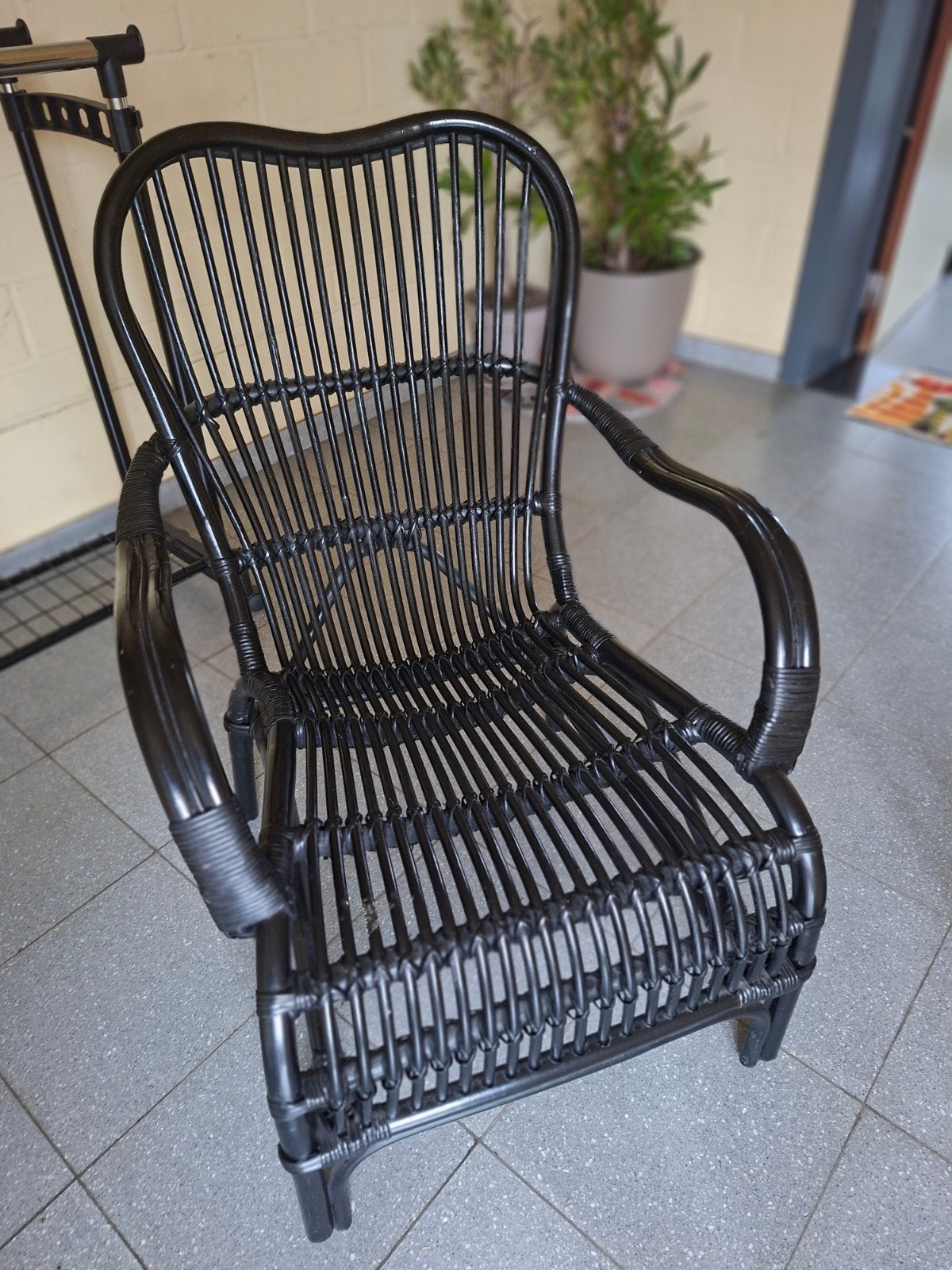 Rotan stoel, Maison & Meubles, Osier ou Rotin, Comme neuf, Enlèvement, Une
