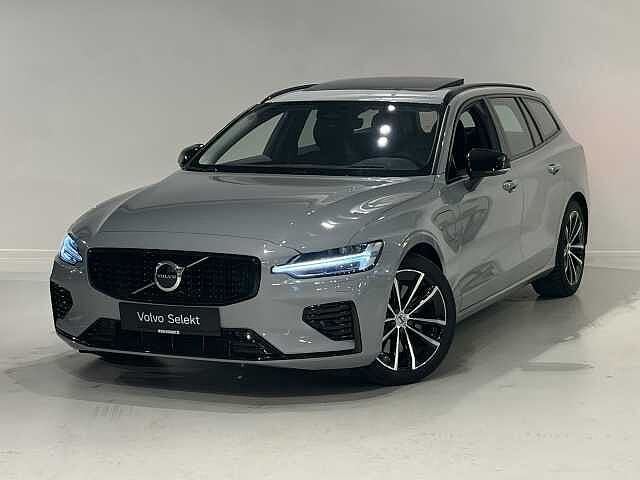 Volvo V60 T6 Recharge Ultra Plug-in hybride Dark + electr, Autos, Volvo, Argent ou Gris, Achat, Euro 6, Entreprise
