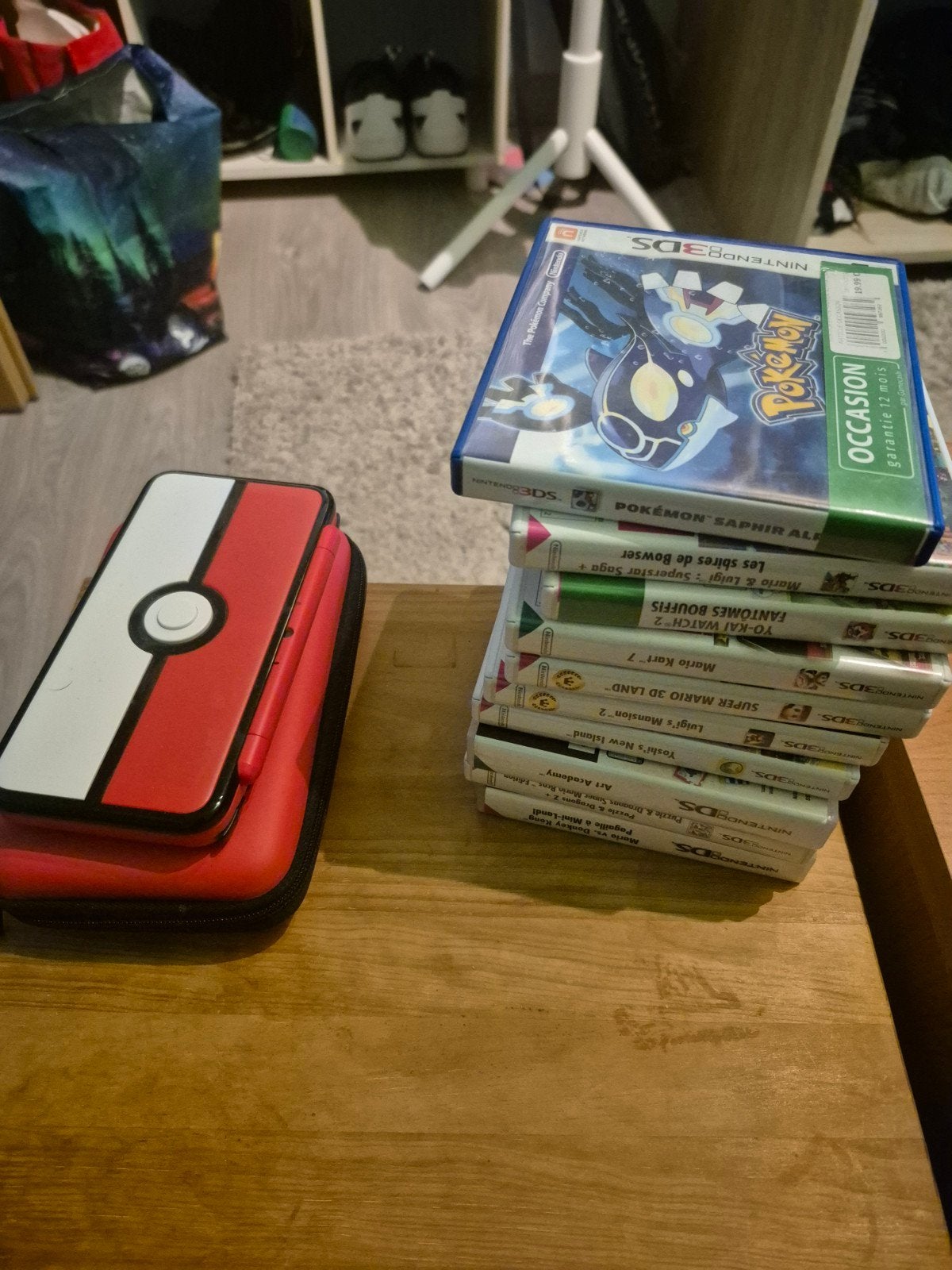 nintendo New 2DS XL Pokémon edition + 10 jeux + housse., Games en Spelcomputers, Ophalen, 2DS