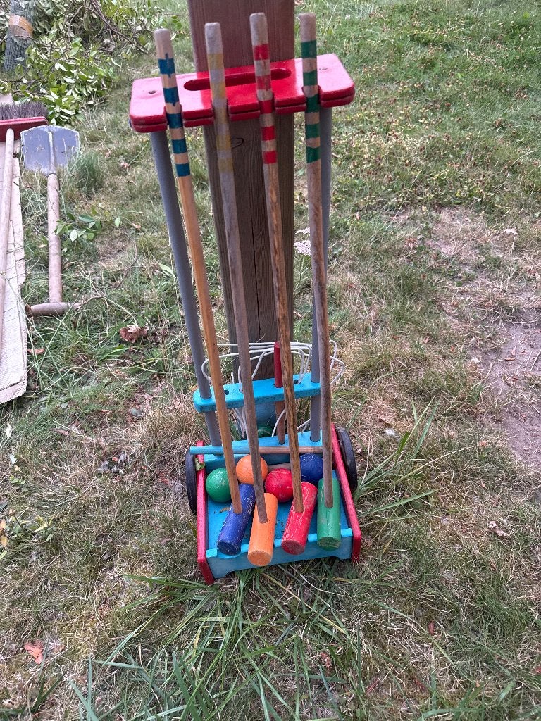 Croquet speelset kinderen, Ophalen, Gebruikt, Overige typen