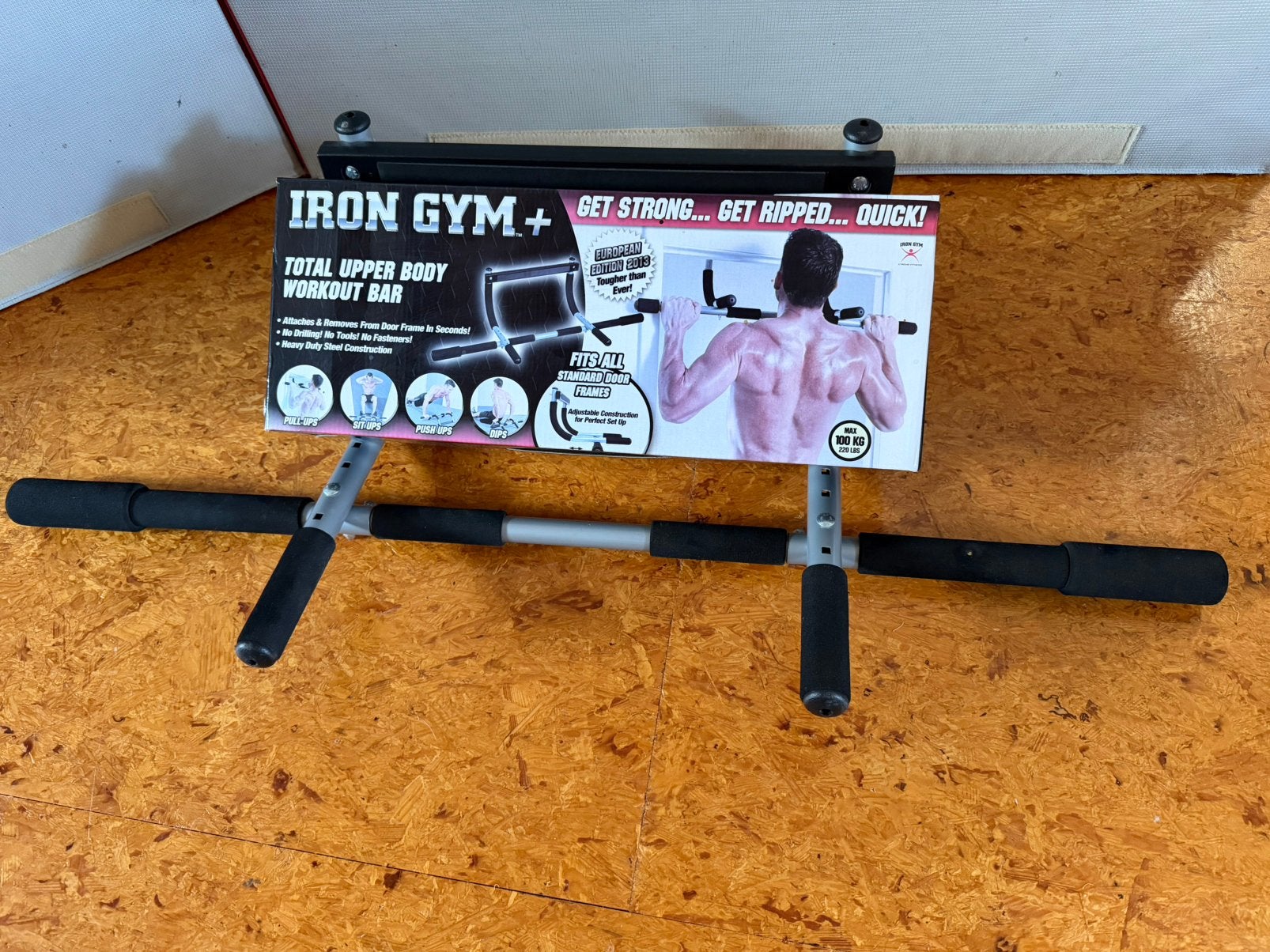 Iron gym+ workout bar, Ophalen, Zo goed als nieuw