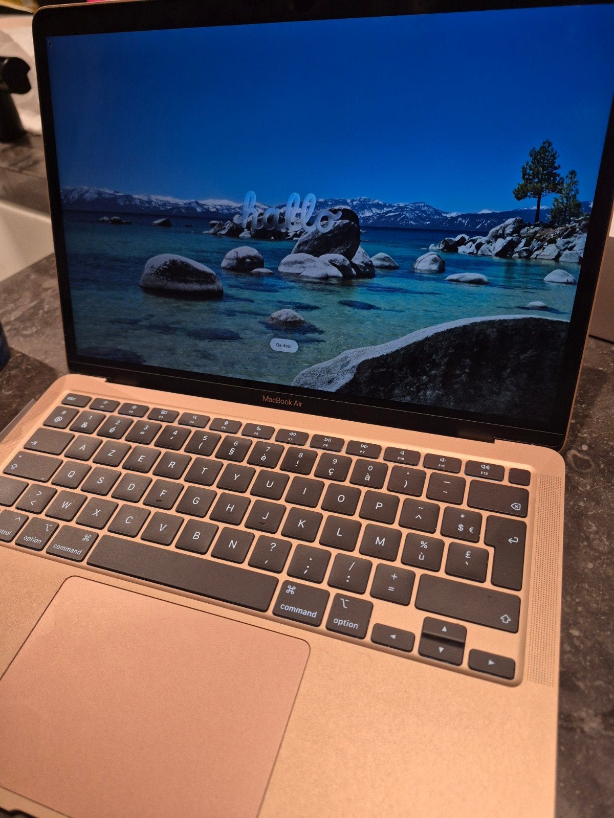 MacBook Air Gold 13inch 16Gb RAM, Ophalen, 256 GB, 13 inch, Zo goed als nieuw