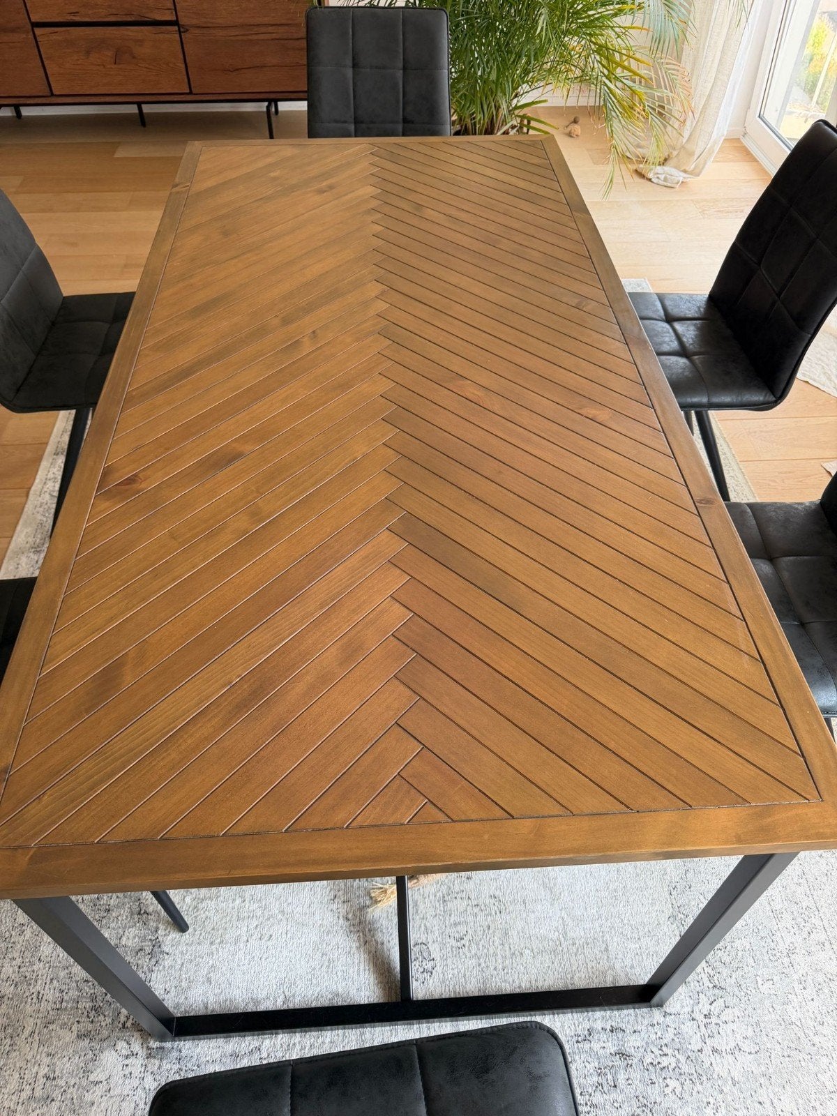 Table à manger La Redoute (modèle Nottingham) - 180 x 90 cm, Maison & Meubles, Tables | Tables à manger, Pin, Métal, Enlèvement