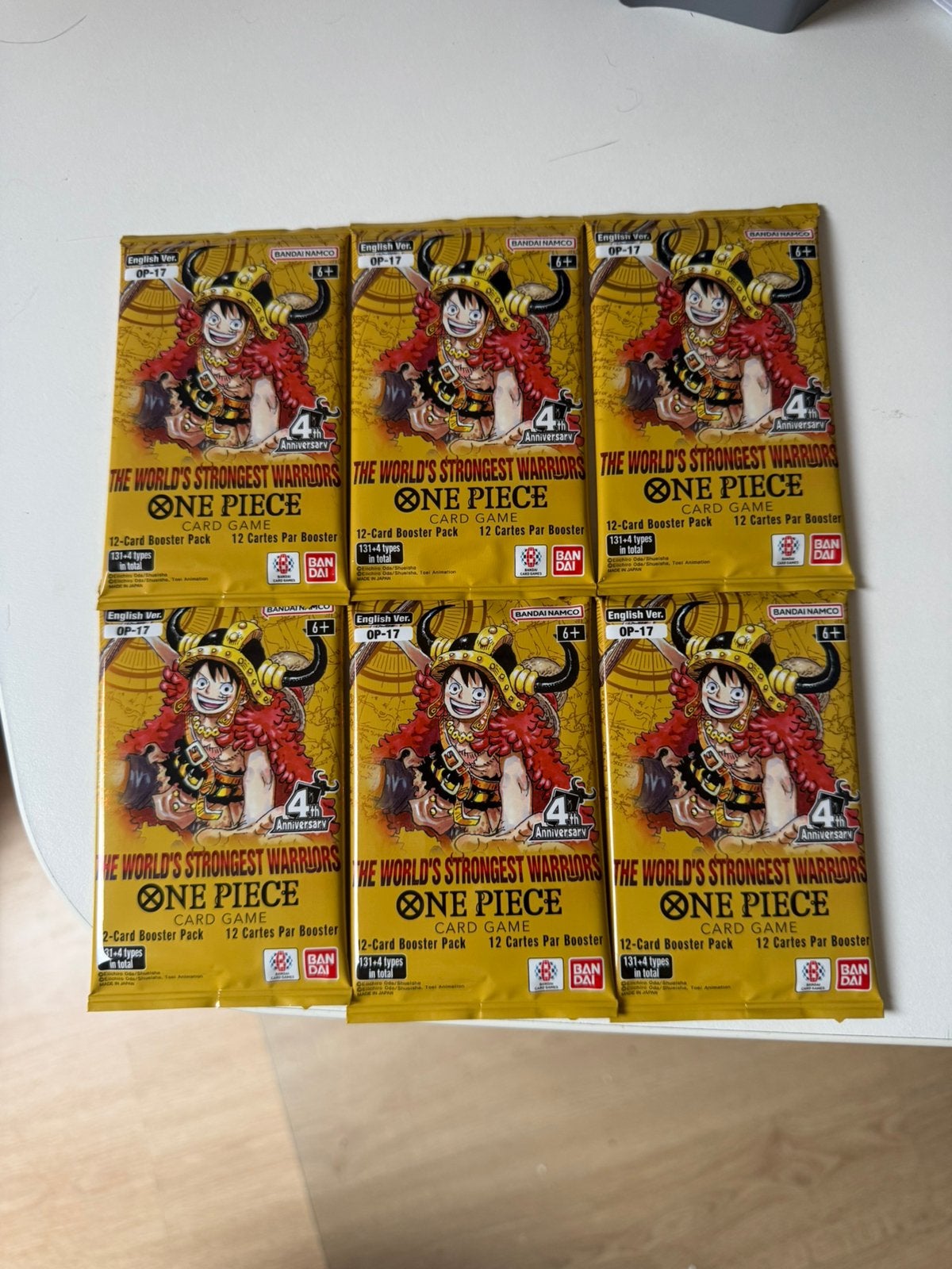 6 losse boosterpacks OP17, Hobby en Vrije tijd, Ophalen of Verzenden, Nieuw, Booster