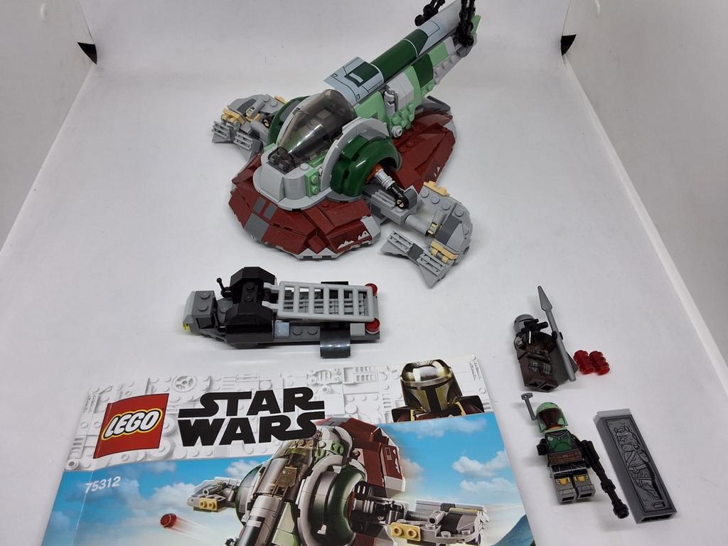 Lego Star Wars 75312 Boba Fett’s Starship, Enlèvement ou Envoi, Complet, Lego, Star Wars