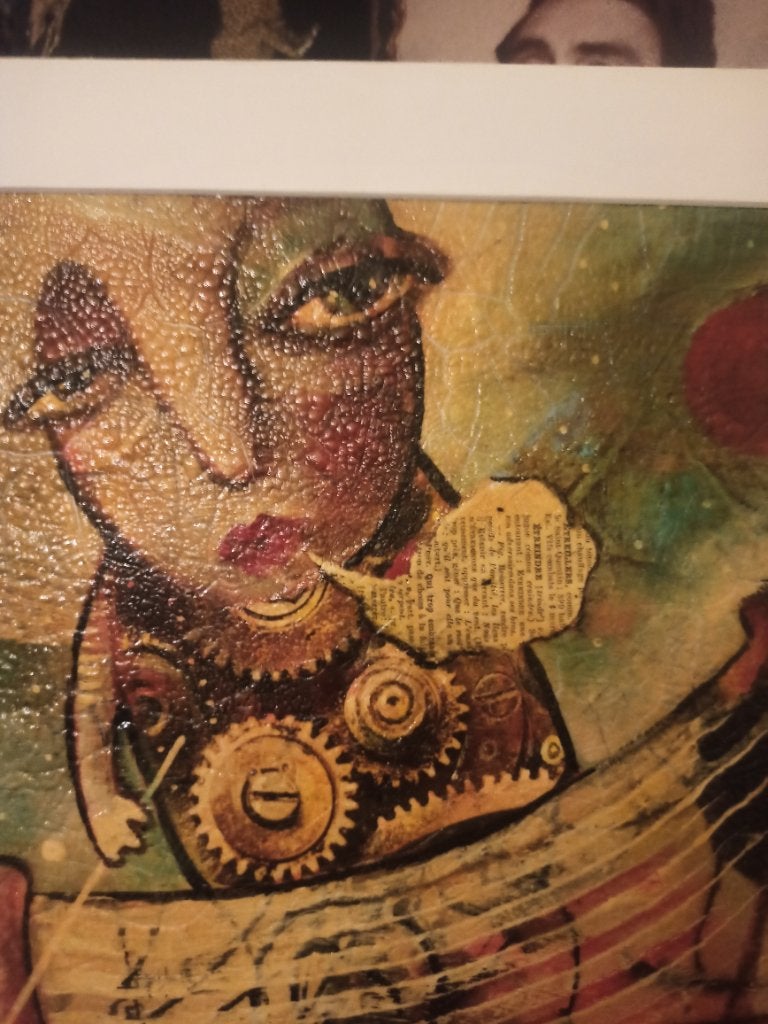 Schilderij Doudoudion, Antiek en Kunst, Kunst | Schilderijen | Modern, Ophalen