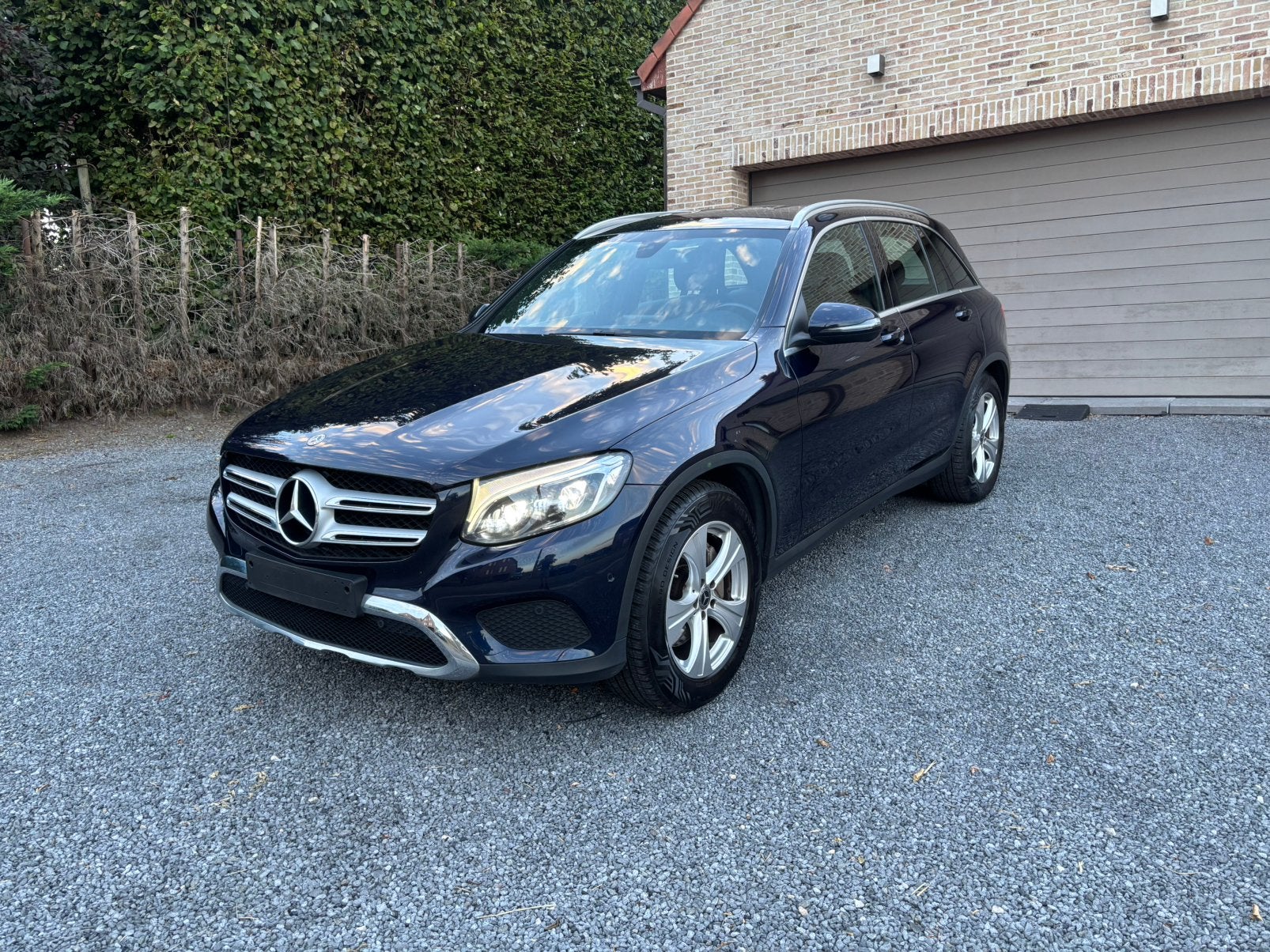 Mercedes GLC 220d 4matic Euro6c Automaat 72000km, Auto's, 4 cilinders, Blauw, Leder en Stof, GLC