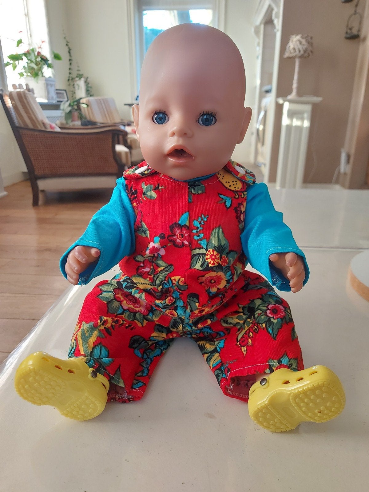 3 delig crocs set baby born pop 43cm nieuw, Ophalen of Verzenden, Nieuw, Babypop