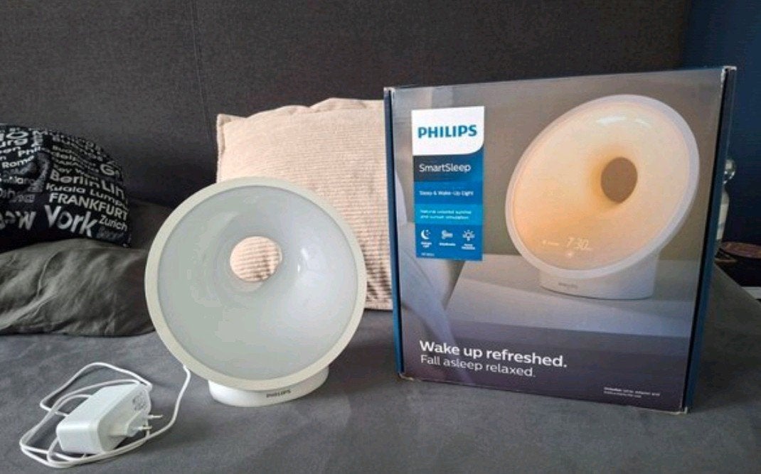 Lampe de réveil Philips SmartSleep HF3654/01, Enlèvement ou Envoi, Comme neuf, Digital