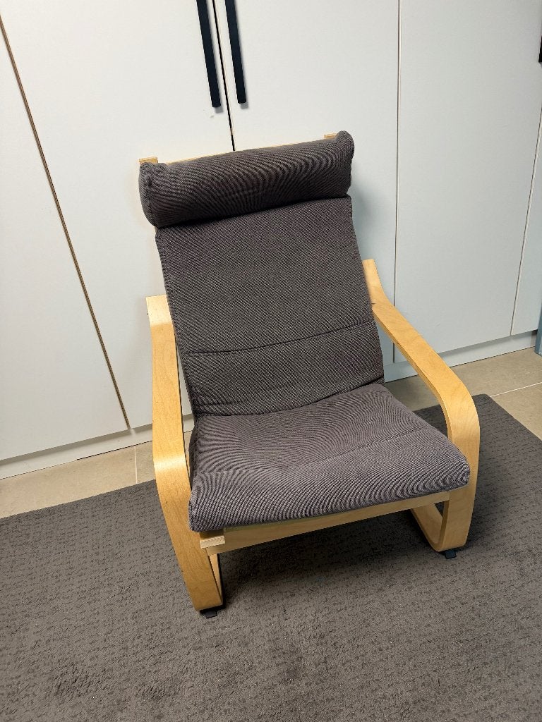 Ikea Poang zetel, Huis en Inrichting, Fauteuils, Ophalen, Gebruikt, Stof