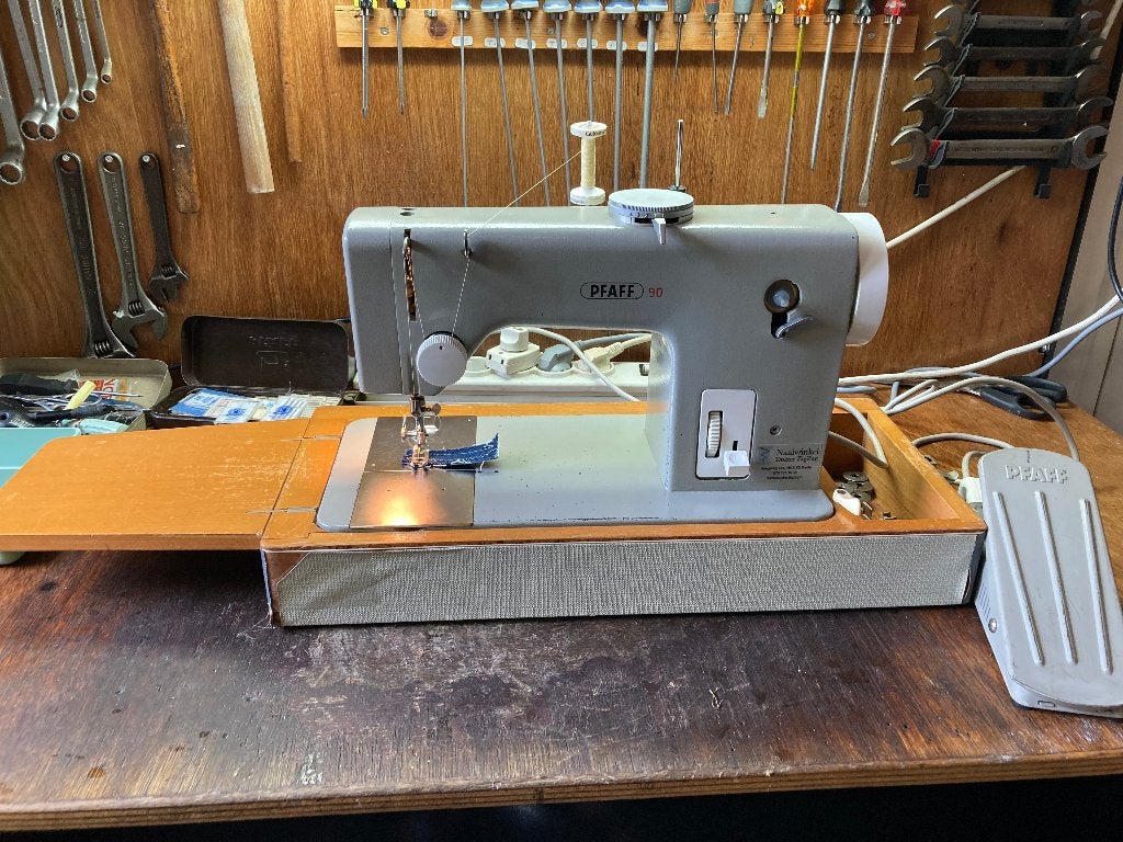 Pfaff 90 - Sterke naaimachine, Ophalen, Gebruikt, Naaimachine, Pfaff