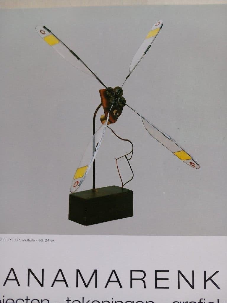 Panamarenko 1991, Ophalen, Abstract, Zeefdruk