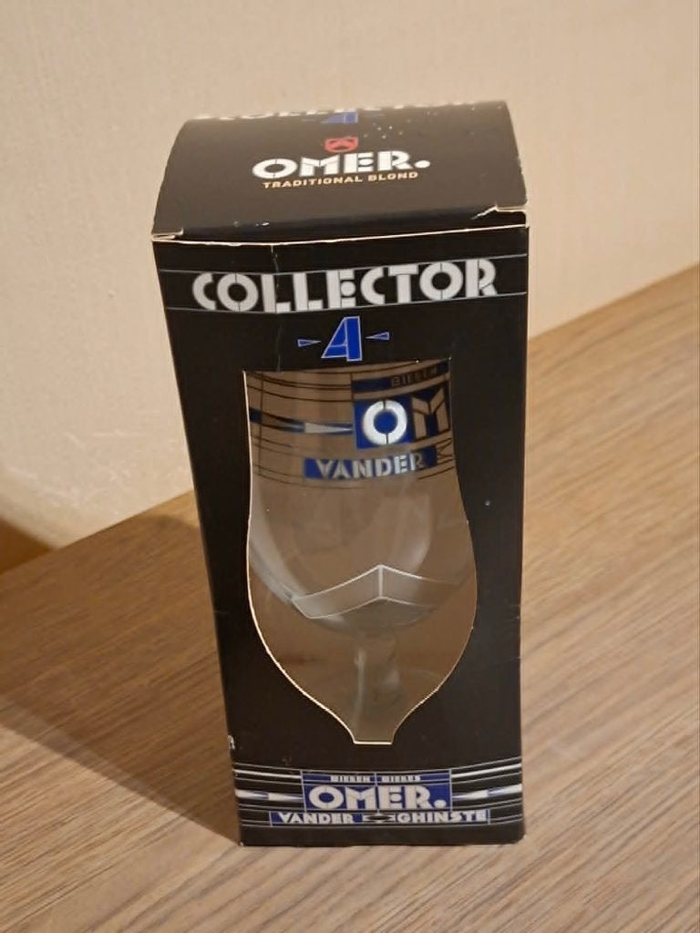 Collector glass / OMER / 33 Cl., Collections, Verres & Petits Verres, Enlèvement ou Envoi, Comme neuf, Verre à bière