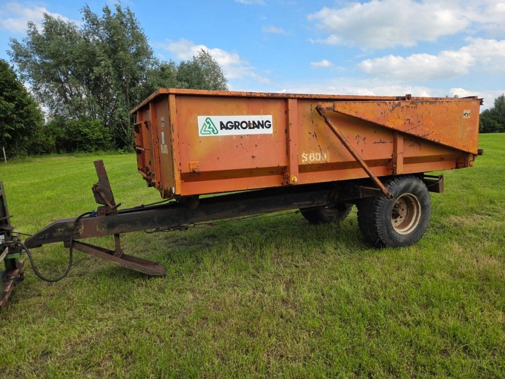 Agrolang 6 tons kipper, S600 kipwagen kipkar landbouw graan, Ophalen