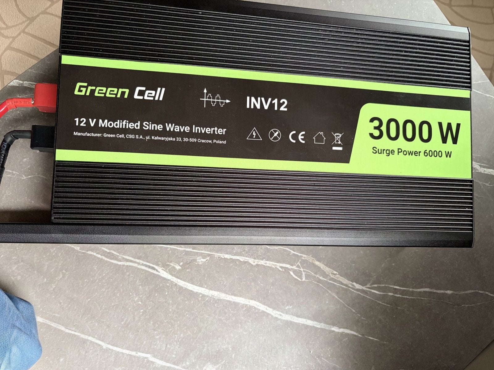 Omvormer Green Cell 3.000W, Ophalen, Zo goed als nieuw
