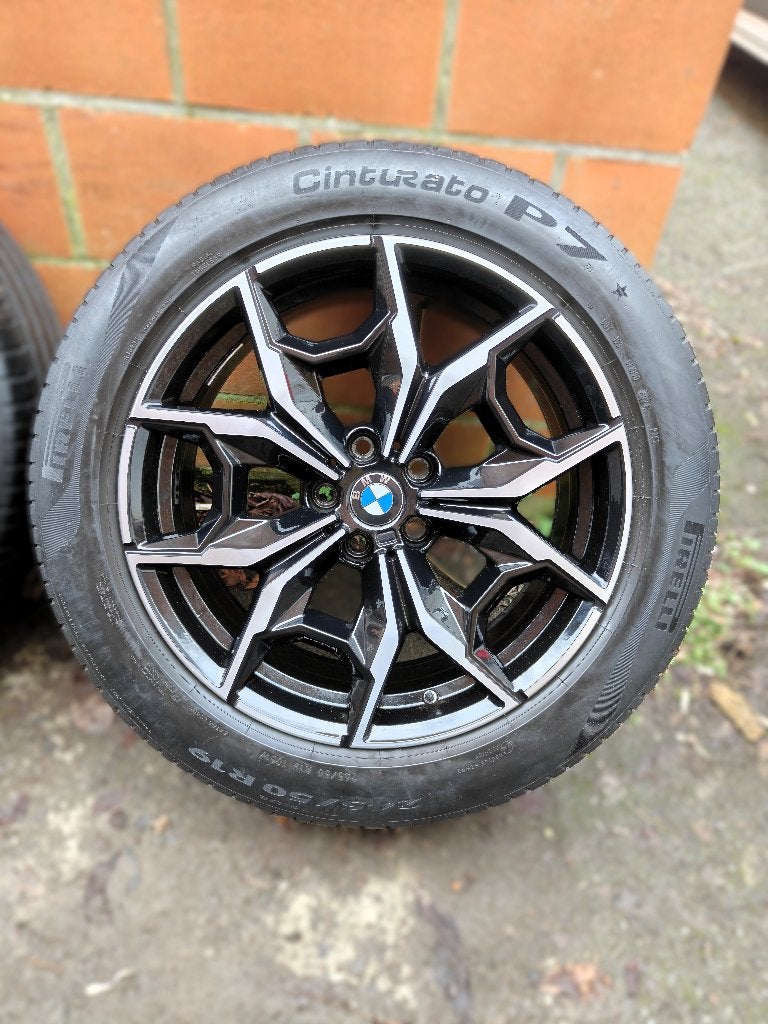 Jantes original BMW  M 19 pouce X3 IX3 X4, Pneus et Jantes, 245 mm, Véhicule de tourisme, Pneus été