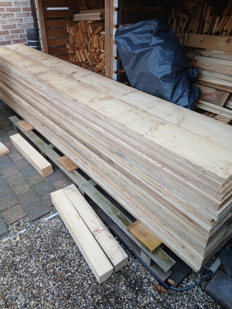 Douglas planken, Ophalen, Planken