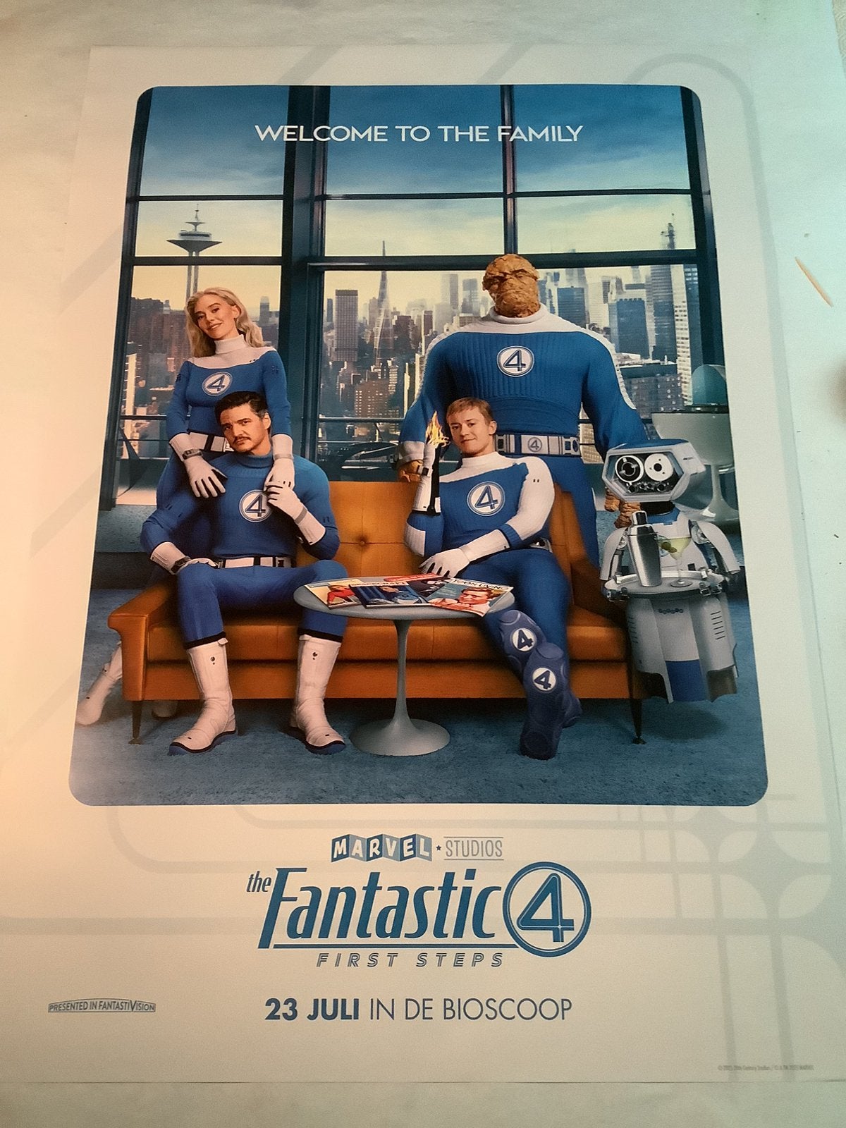 FANTASTIC FOUR   filmpostr   70-100 cm, Ophalen of Verzenden