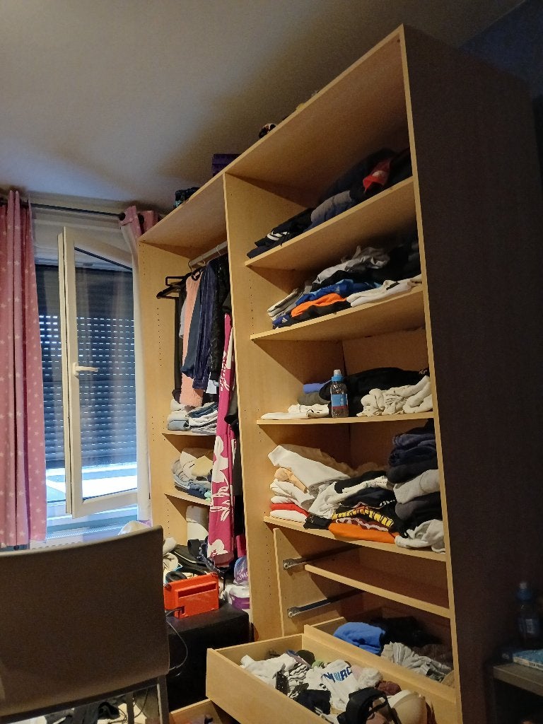 Dressingkast, Ophalen, 200 cm of meer, Met plank(en), Zo goed als nieuw