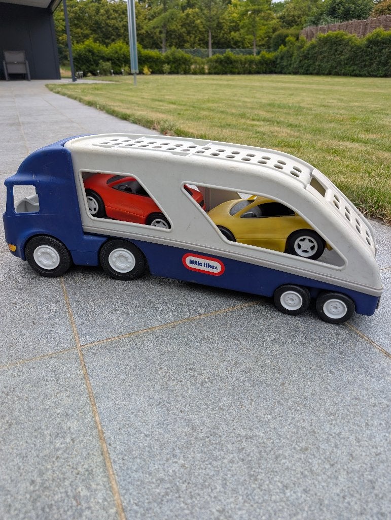 Little tikes grote transport auto, Kinderen en Baby's, Speelgoed |Speelgoedvoertuigen, Ophalen, Gebruikt
