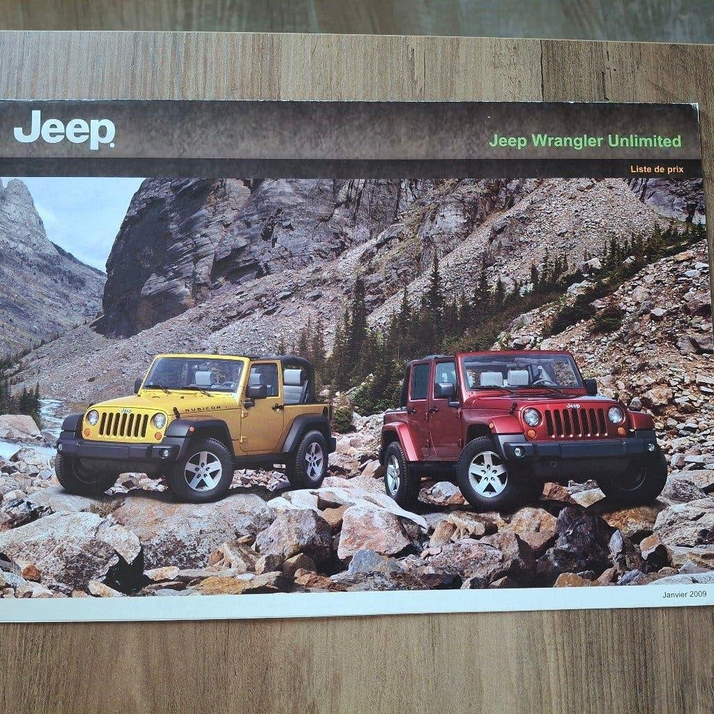 JEEP - JEEP WRANGLER U LIMITÉE 1/2009, Enlèvement ou Envoi, Neuf, Autres marques