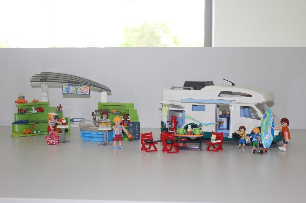 Playmobil; camper en campingwinkel, Complete set, Overige typen, Ophalen of Verzenden, Summer fun