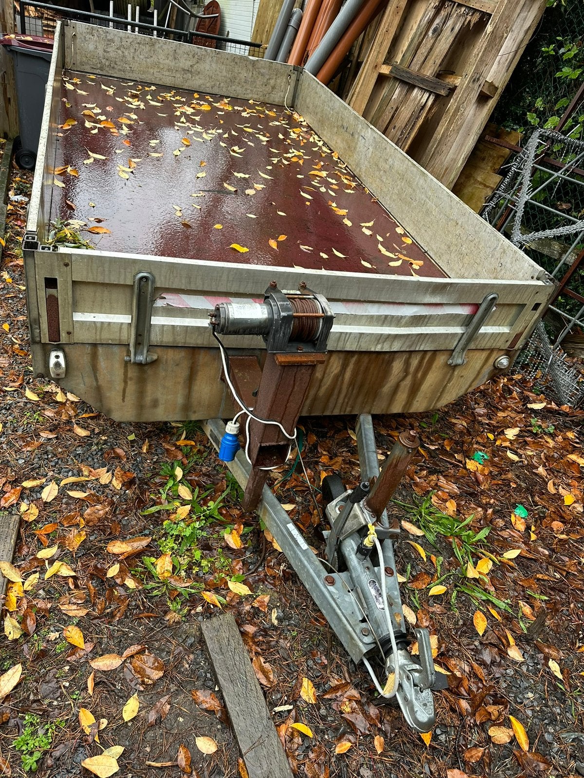 Remorque Hanssems 3,30 l 1,80 g 2T, Autos : Divers, Remorques Pièces, Utilisé, Enlèvement
