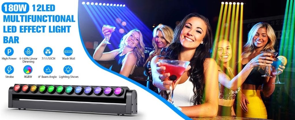 Nouvelle barre mobile LED Rgbw de première classe 12 x 50 W, Musique & Instruments, Lumières & Lasers, Enlèvement ou Envoi, Neuf