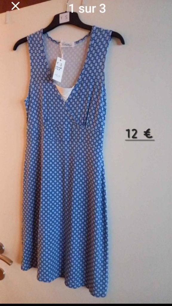 Robe d été. Lola & Liza. T: S, Lola liza, Enlèvement, Porté, Bleu