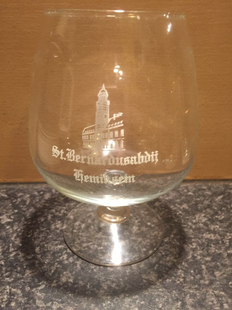 Bier of wijn glas Abdij Hemiksem, Enlèvement ou Envoi, Comme neuf, Autres types