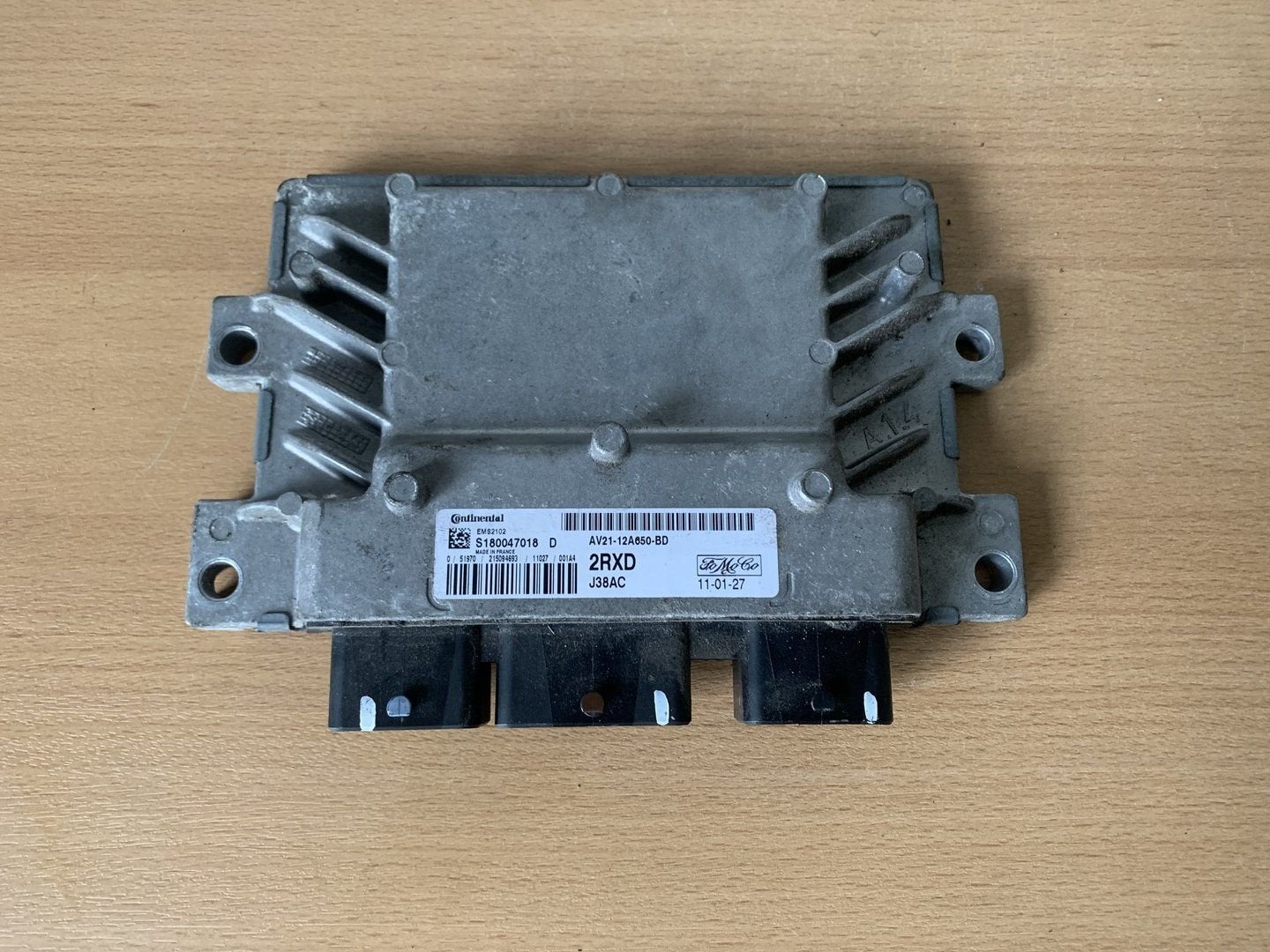 ECU motormanagement ford fiesta 1.25 2009-2012 AV2112A650BD, -, -, -, Enlèvement ou Envoi